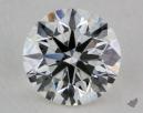 0.74 Carat H-VVS1 Excellent Cut Round Diamond 