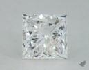 0.71 Carat F-VS2 Good Cut Princess Diamond 