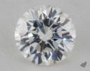 0.34 Carat H-VS1 Excellent Cut Round Diamond 