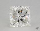 1.70 Carat G-VS2 Ideal Cut Princess Diamond 