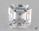 0.71 Carat D-VS1 Good Cut Asscher Diamond 