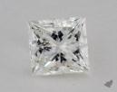 1.04 Carat H-VS1 Excellent Cut Princess Diamond 
