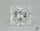1.03 Carat E-VVS2 Ideal Cut Princess Diamond 