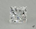 1.04 Carat E-VVS2 Ideal Cut Princess Diamond 