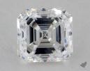 1.05 Carat E-VS1 Very Good Cut Asscher Diamond 